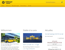 Tablet Screenshot of eichberger-reisen.de